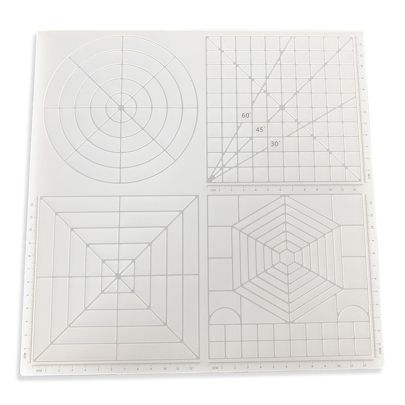 带刻度3d打印笔硅胶垫 3D打印机适用硅胶垫 标准尺寸 随意创作