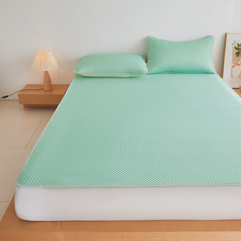 夏季冰丝席加厚床单床褥夏天乳胶凉席床垫子学生宿舍铺底空调席子