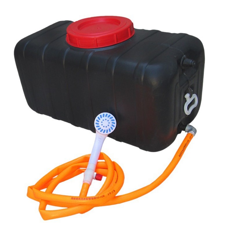 加厚水箱家用晒水桶洗澡桶黑色太阳能晒水箱夏季洗澡加厚洗澡欧清