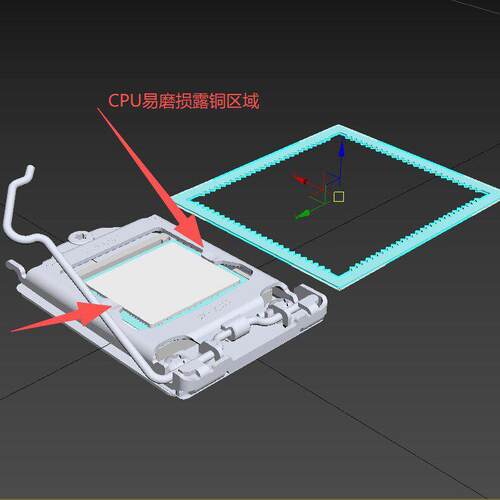 LGA1700 LGA1851CPU测试保护盔甲  H610 Z790 CPU保护钢片