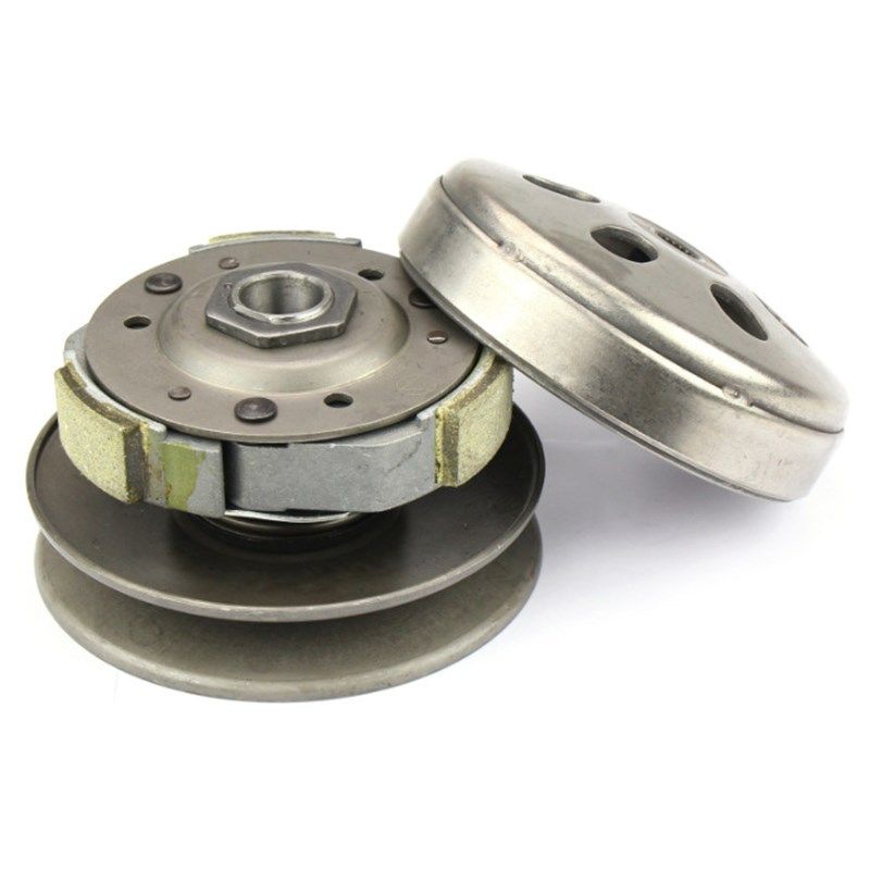 踏板车GY6四冲50光阳甩块80 48cc从动轮总成离合器助力车后皮带盘