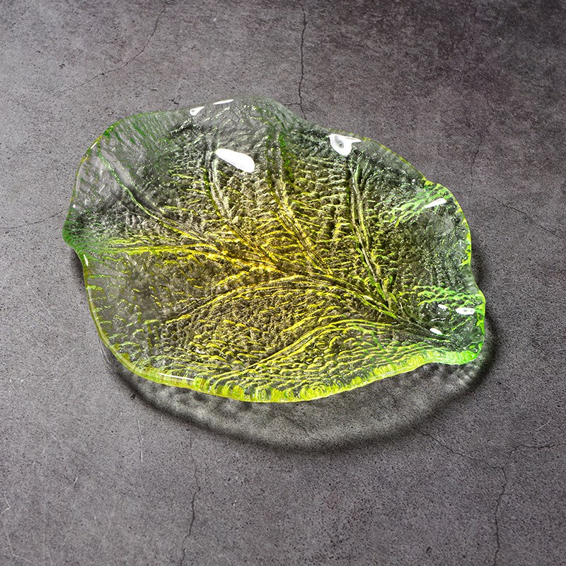 新款水晶玻璃盘透明玻璃茶点盘果盘茶壶托盘隔热垫工厂现货直销