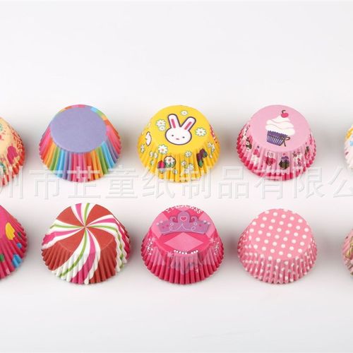7cm耐高温雪媚娘圆形纸垫纸托 一次性印花防油纸托 蛋糕纸杯