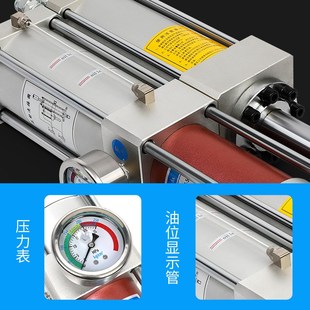 MPT气缸t气液增压缸CPT气动A可调3吨5印字气压63X50大推力100打标