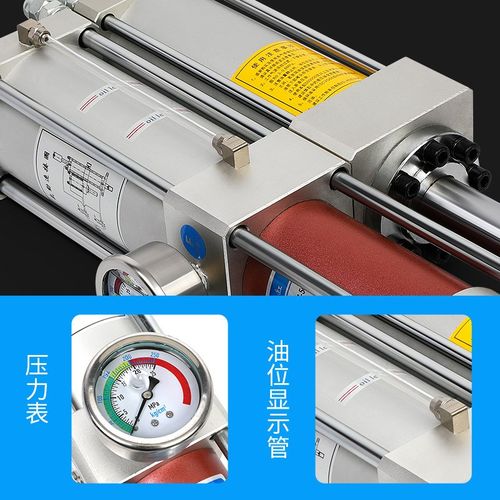 MPT气缸t气液增压缸CPT气动A可调3吨5印字气压63X50大推力100打标