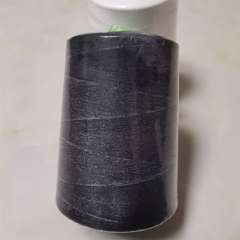 缝纫线大卷402缝纫线机线涤纶平车线黑色线包装封包线小卷缝纫线