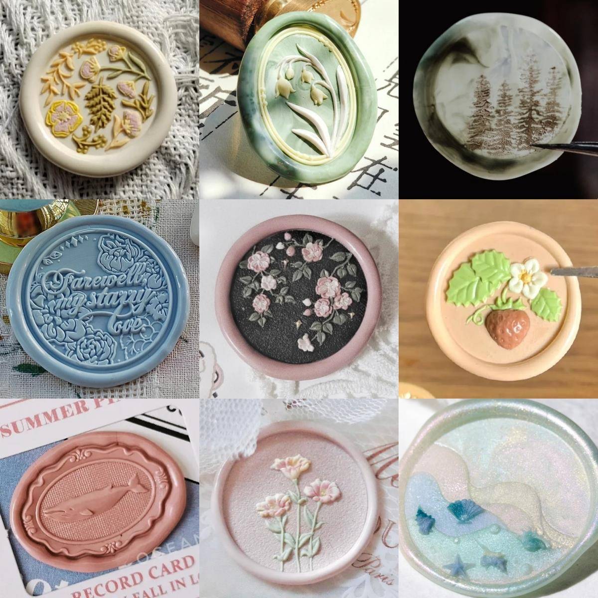 TSL鸭火漆雕印章多层精鸭可爱章头小池憋气撅屁股浮雕请柬信封铜