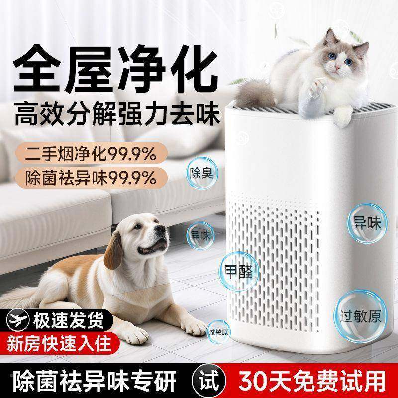 空气净化器家室TGJ内负子除甲桌面小型醛去用除离臭味宠物吸猫毛