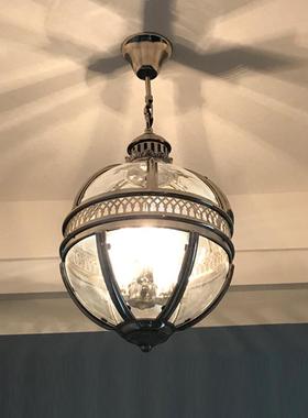 美式复古工业风维多利亚f时代大酒厅店厅卧室餐圆玻璃球MP8007D-l