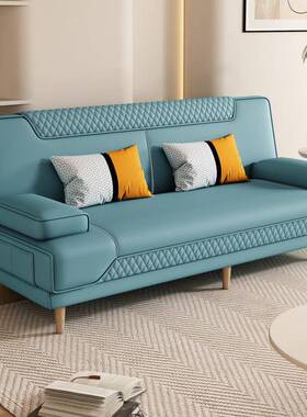 多沙JZ156151发床客商厅功能两折叠小户型用经济型乳胶懒人双人布