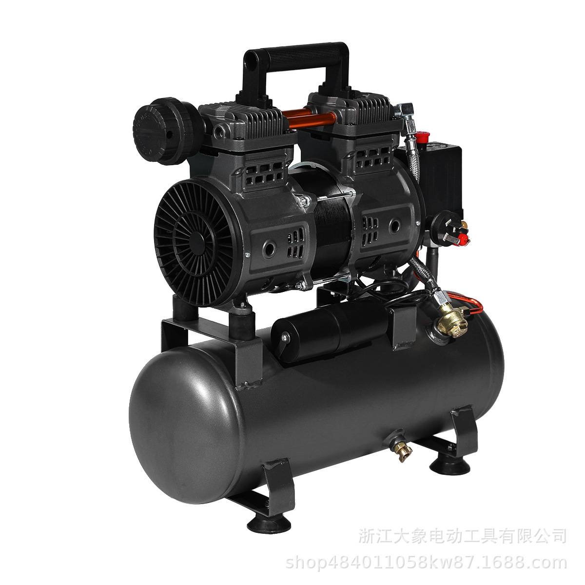 DX13-01A  1300W -9L 无油静音电气泵电动小型便携空气压缩机木工