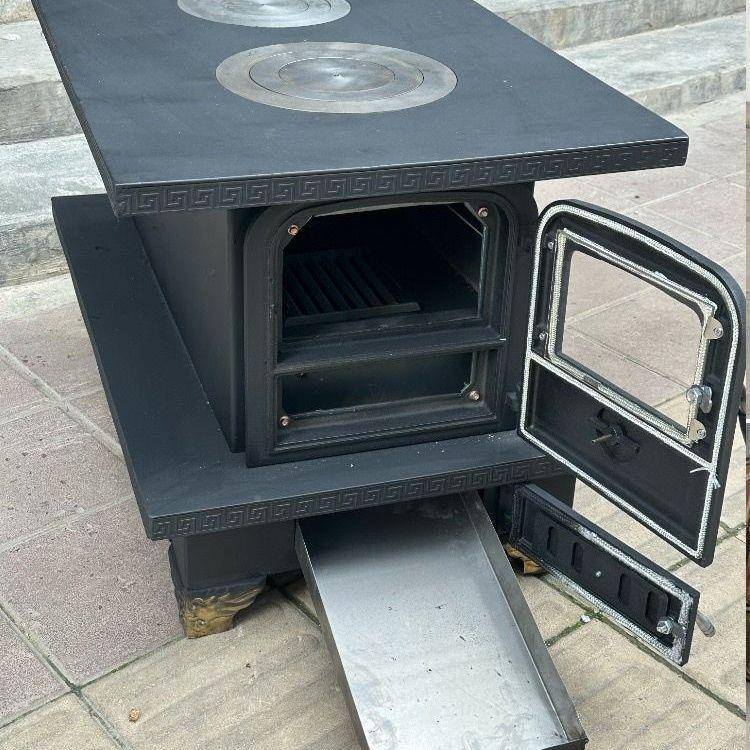 JOS式暖真火家用取炉客厅户外水做藏饭农村回风烤火炉围炉取暖烧