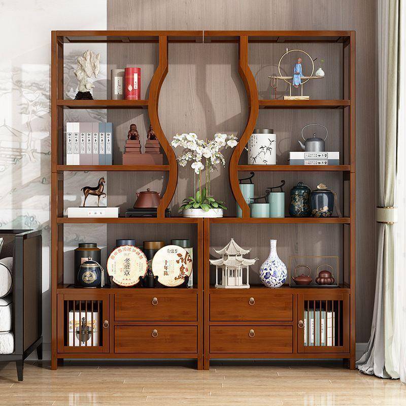 公无品牌/室隔办卧屏风隔断客厅收纳置物架多层书架断门室厅玄关