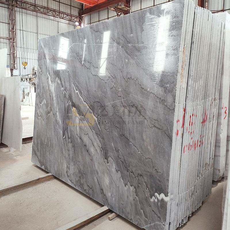 布鲁斯灰广西ORE灰石然大理石海洋天蓝酒意店别墅庭院园地砖大林