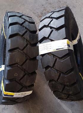 进工业叉O车斜交前轮2胎8×9-15无品牌/-14PR轮胎B502花纹