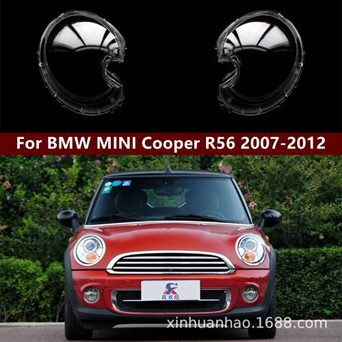 适用于09 10 11 12 13年款宝马迷你R56 前大灯罩MINI灯壳mini灯面