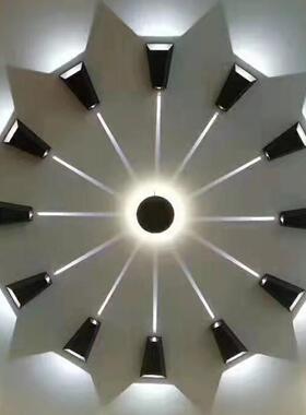 户外店招WMSLED壁灯道512外控下发光楼牌梯过墙灯艺术灯wal上llig