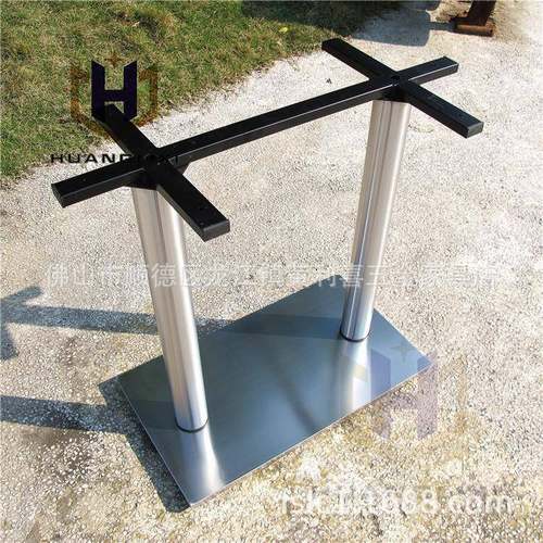 餐长方形餐桌西腿包不锈钢无品牌/复厅合胶餐桌脚不锈钢桌架