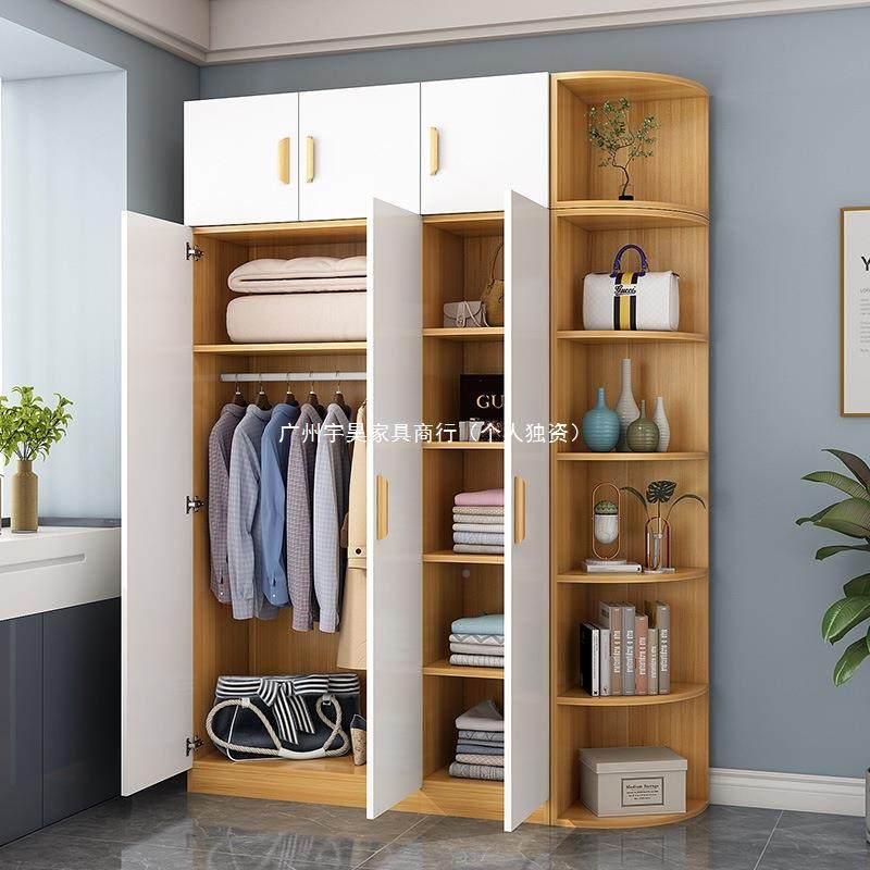 衣柜对门家用卧衣室简易出租开房用小户型板式ZFE柜收纳柜子红挂,电子元器件市场,其它元器件,淘宝优惠券,粉丝福利购,淘宝优惠卷