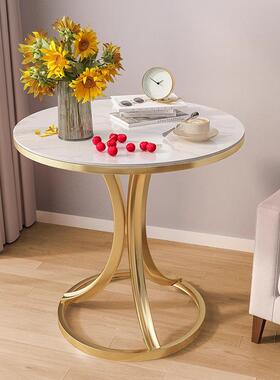 边几发边柜小厅岩板沙茶几床头轻奢角几小圆客桌OLR子卧室创意床