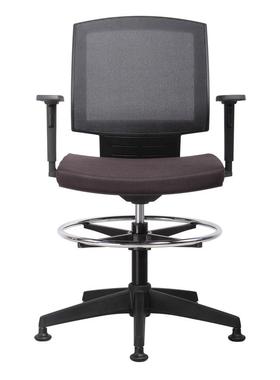 高吧旋转OFC-D209网背带圆盘椅脚踏吧脚台公用椅老师用高脚职办员