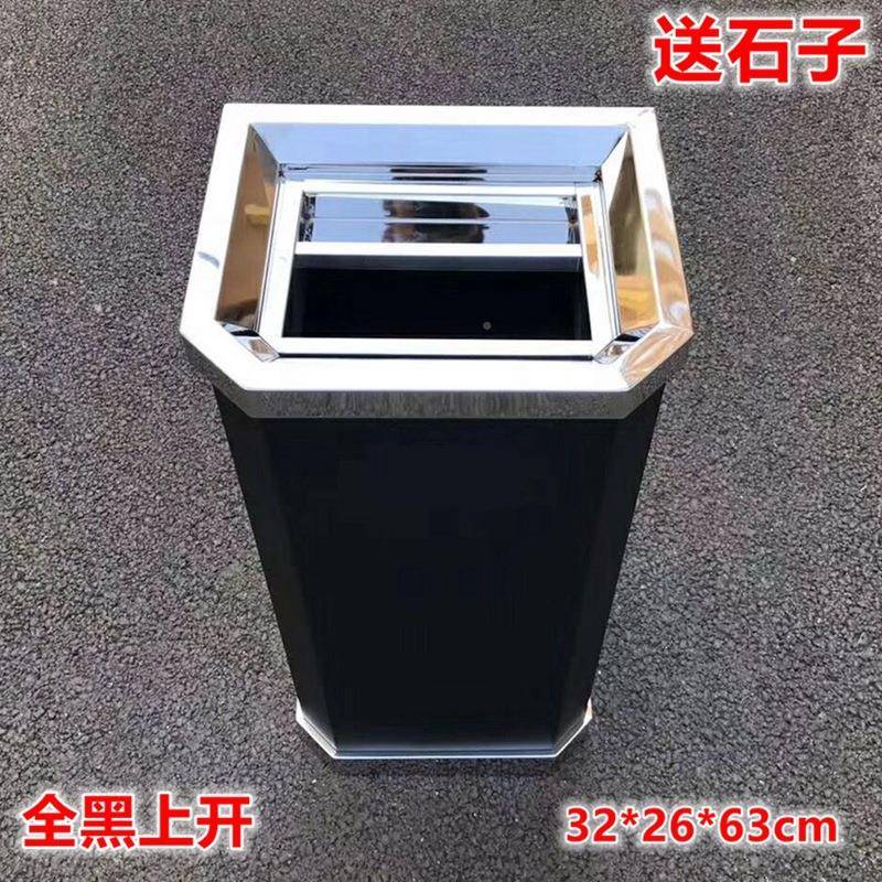 不锈钢垃圾桶酒店楼大堂立金酒店垃圾属圆形拉式筒金圾属商用烟灰