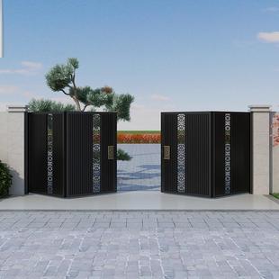 铝合金别墅庭院大门无品牌/院自子围墙门楼铁折门乡农村建房户外