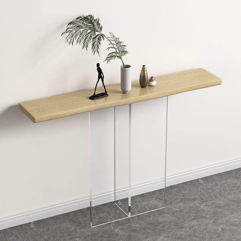 实轻奢亚克力玄关桌503子靠墙中式条案木艺术现代简约入户柜超子