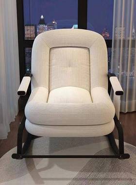 懒成AL102435人沙发摇椅用阳台家休闲懒人椅单人卧室摇摇椅人午折