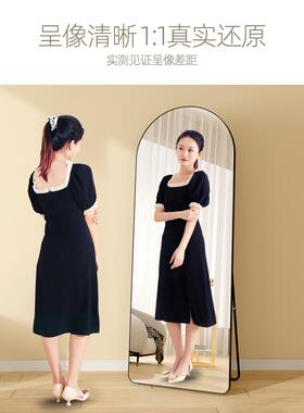 身镜落地镜家用女生399304BY卧室衣穿镜网红挂墙式试衣镜异立形体