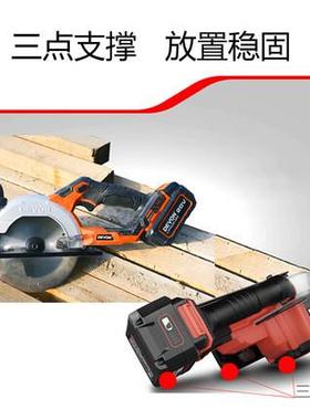 锂.BYV电锯55寸功能手锯提无刷充电电圆锯模板木工切割机58多5