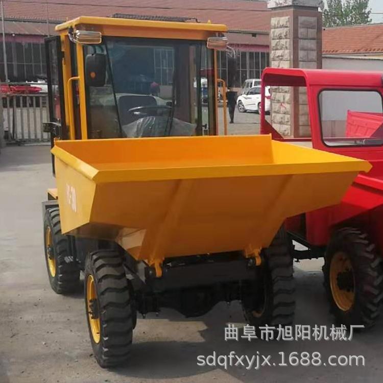 FC3型铰接-式程翻斗车0柴油四驱工自卸车全封PAC闭驾驶室四轮蹦蹦