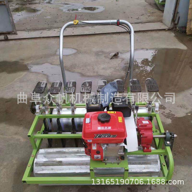 小型走人手多种推式电动蔬菜播种机自式汽香菜油油菜播工种机