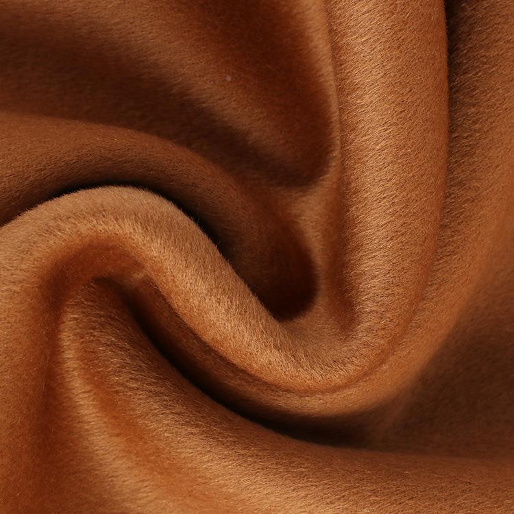 20羊115羊绒10山0S高支绒双面LEO呢面料5羊绒95毛呢大衣外套澳毛