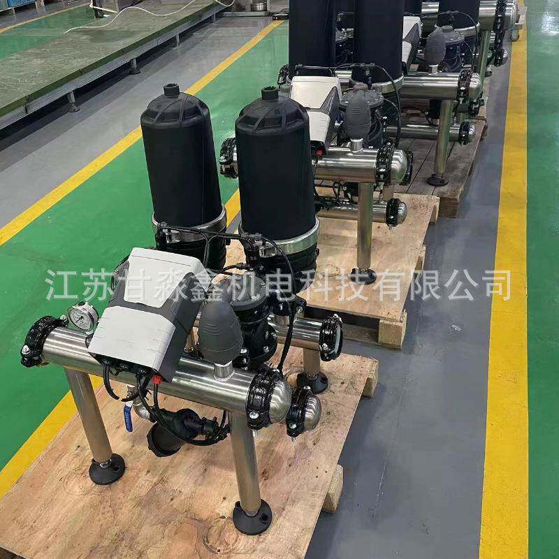 叠片式自动反冲洗过滤器业节水TRF过滤全自清洗滤过器农田过农滤