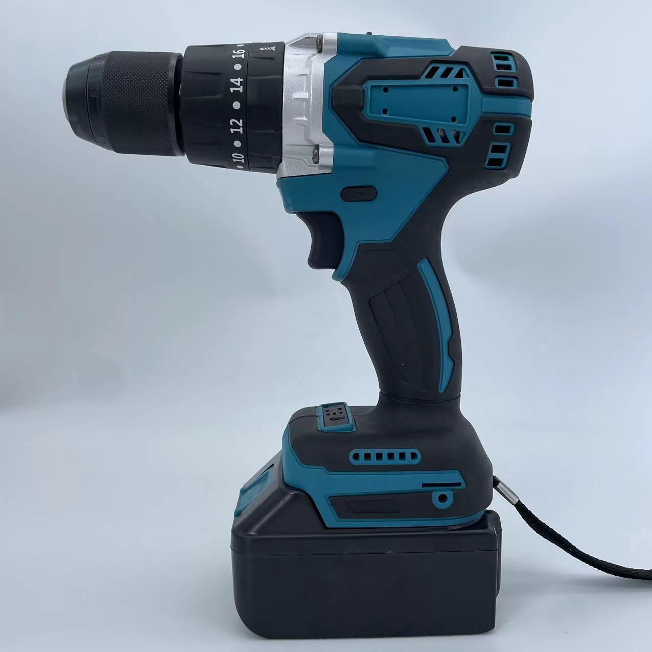 工便携式充式无刷家锂电钻多功能手电钻无刷充电钻用电电SQT动具