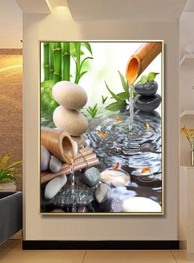 SIK现代简玄关走廊过道装饰画竖景版入约户挂画酒店宾馆树F757JHM