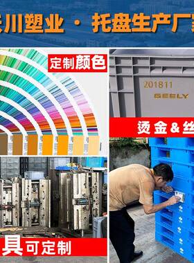 塑九脚TSN塑料托盘仓库业用货物塑胶卡板吹台可叉车物流防潮地栈