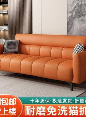 极简BDG沙发小型出租屋简约折户叠沙发双人轻办公布艺奢折叠室沙