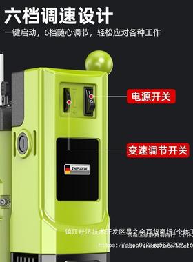 小台钻型家19277用22v大功率工业级钻床铣床0工作台多功能精度高