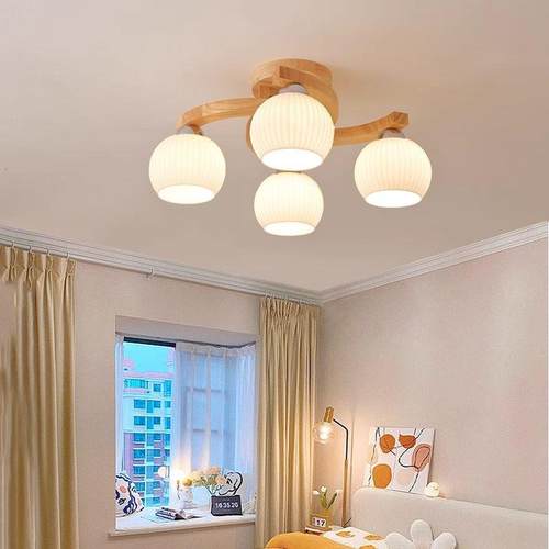 现代简约奶油吊创客意946日式童房卧室儿书房厅餐厅灯led吸顶灯饰