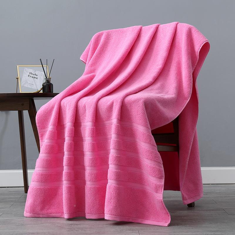 长棉绒厚90cm大浴巾加7洗澡吸水纯棉毛巾9浴0*15多条纹断加大加厚