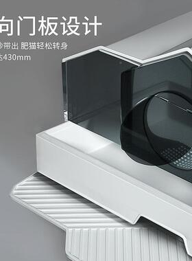 猫砂盆全封闭号防防臭抽屉式防漏猫厕所别屎墅用iwC6GNRT溅猫咪品