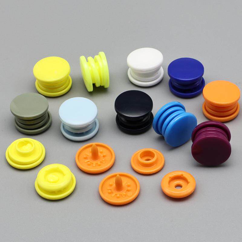 FA四合扣T3T5T子8扣A色按扣儿童衣服爬服LZT彩塑料子母隐形暗扣纽