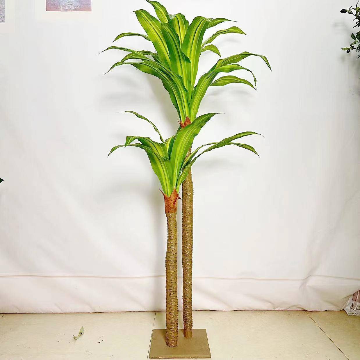仿真绿植真巴西木巴西景仿真巴西铁盆栽室内装饰绿植仿盆造景工厂