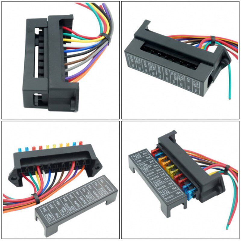 2进-4出6出8出10出12出多路汽车保险丝盒ATO保险丝 厂家