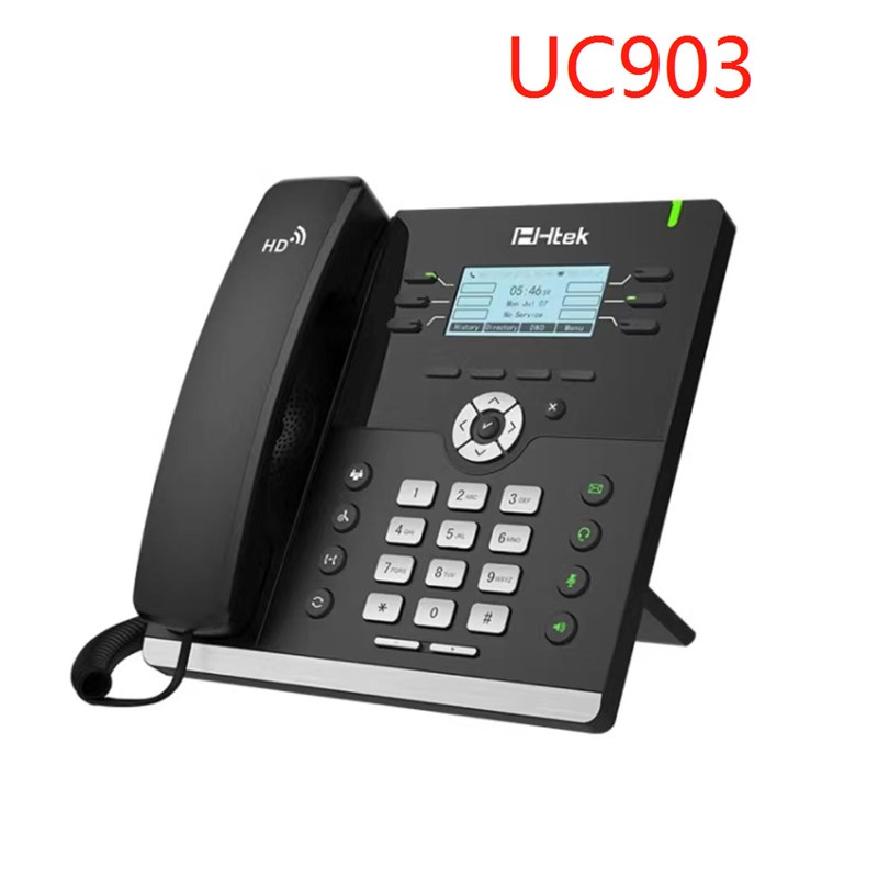 HTEK汉隆UC902SP/903/921P/UCV10/UCV52 IP网络办公电话机PoE供电