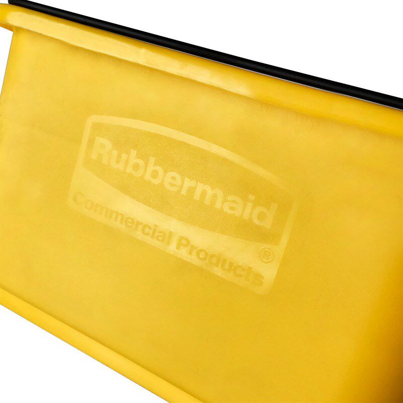 Rubbermaid乐柏美桶子清洁桶9.46L 黑黄FG9T8200