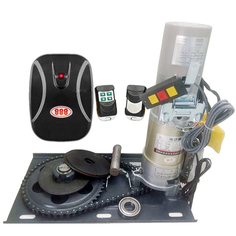 600KG卷闸门电机 800公斤遥控卷帘门电机 370W铜芯电机 外挂电机