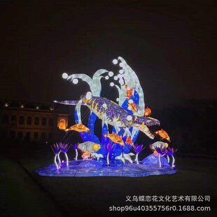 大型花灯会_万物即可聊艺术_长沙灯光节造型发光灯饰设计策划